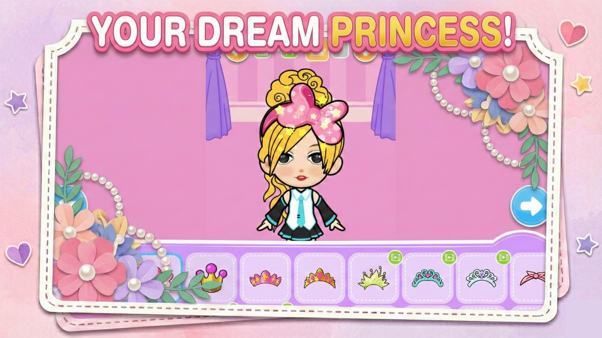 Paper Princess - Doll Dress Up screenshot 2
