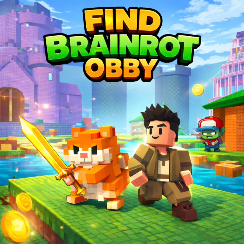 Find Brainrot Obby - Hidden Object puzzle game thumbnail