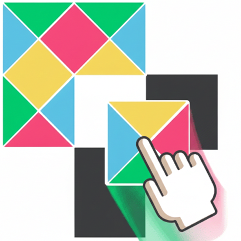Tangram Puzzle 2 - Brain Games puzzle game thumbnail