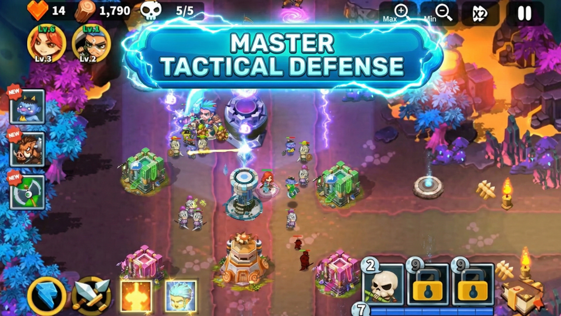 Hero Defense King screenshot 2