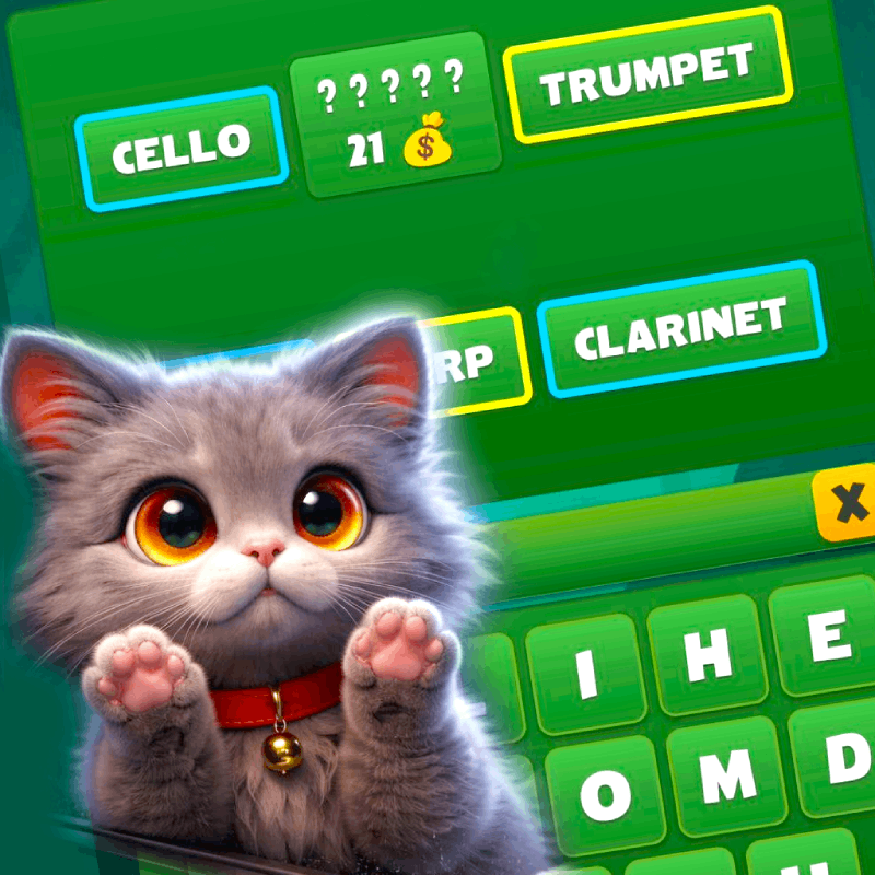 Kitten's Way Home: Word Associations - Word Games puzzle game thumbnail