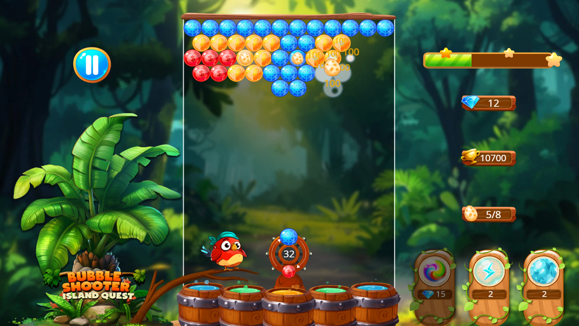 Bubble Shooter Island Quest screenshot 2