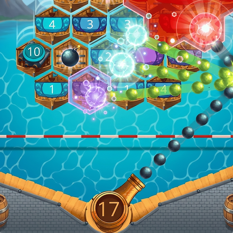 Pirate Cannon A Mega Battle - Bubble puzzle game thumbnail