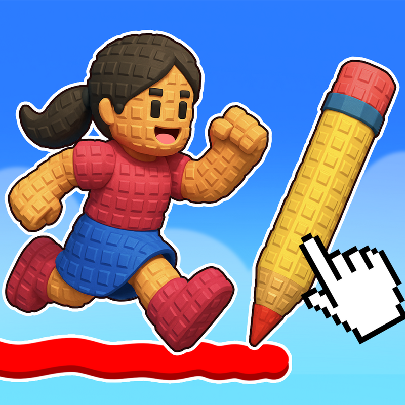 Obby online with friends: Draw and Jump! - Multiplayer puzzle game thumbnail