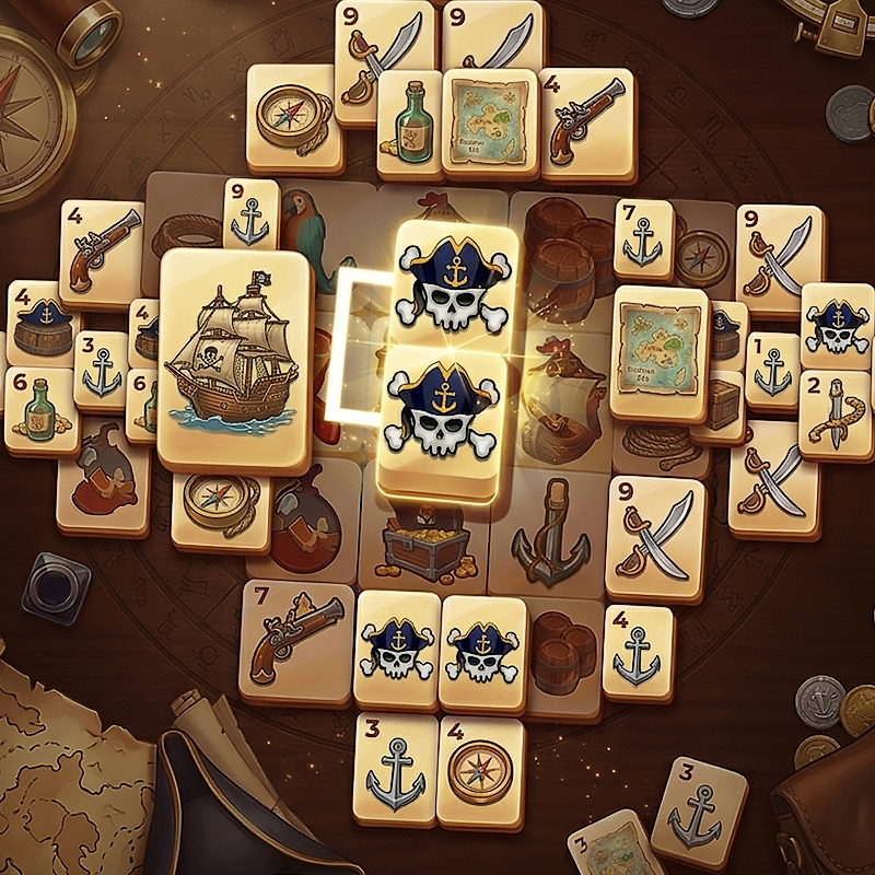 Pirates Tiles Challenge game thumbnail