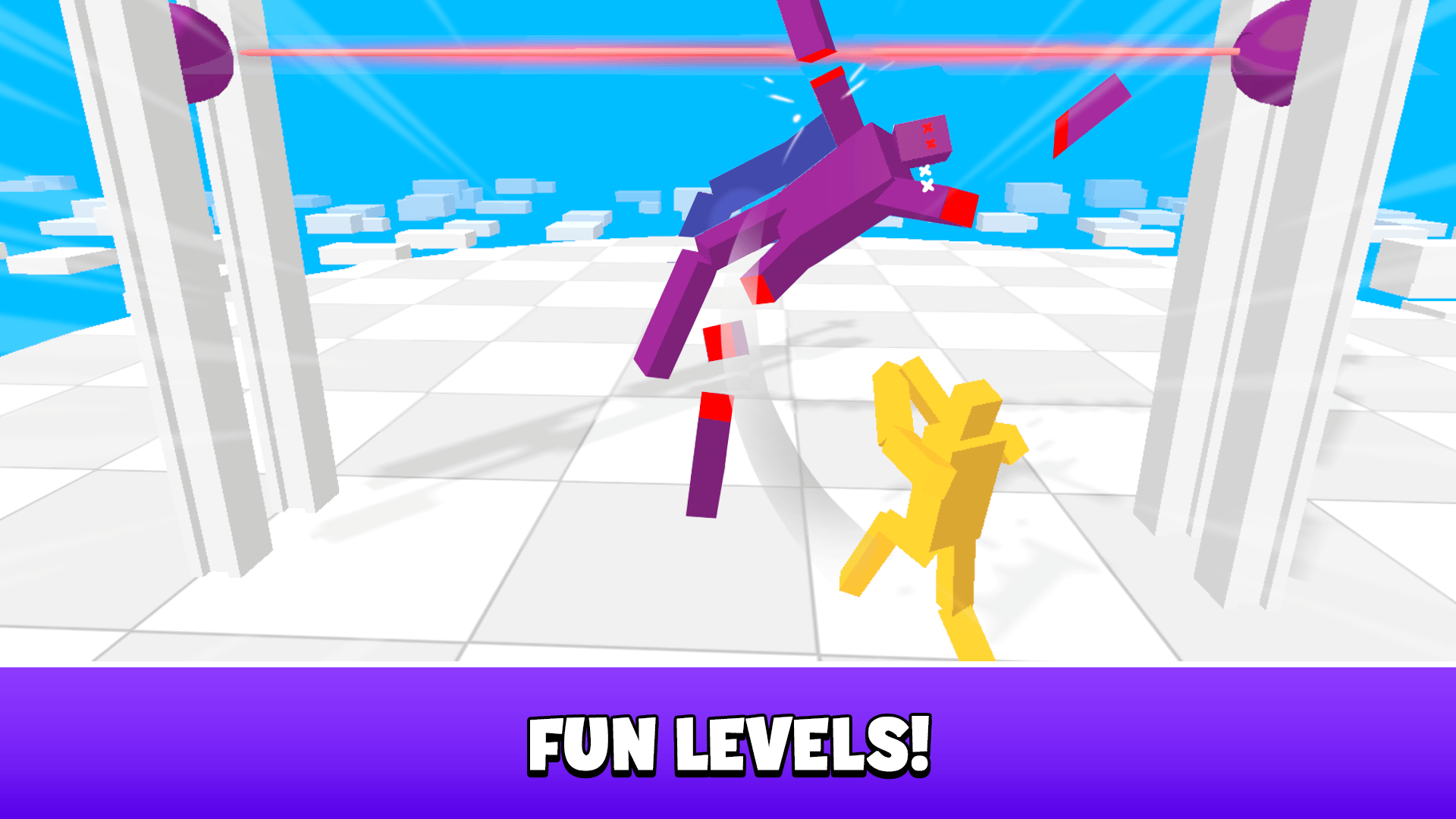 Ragdoll Battle Royale! Throw Down the Enemy! screenshot 1