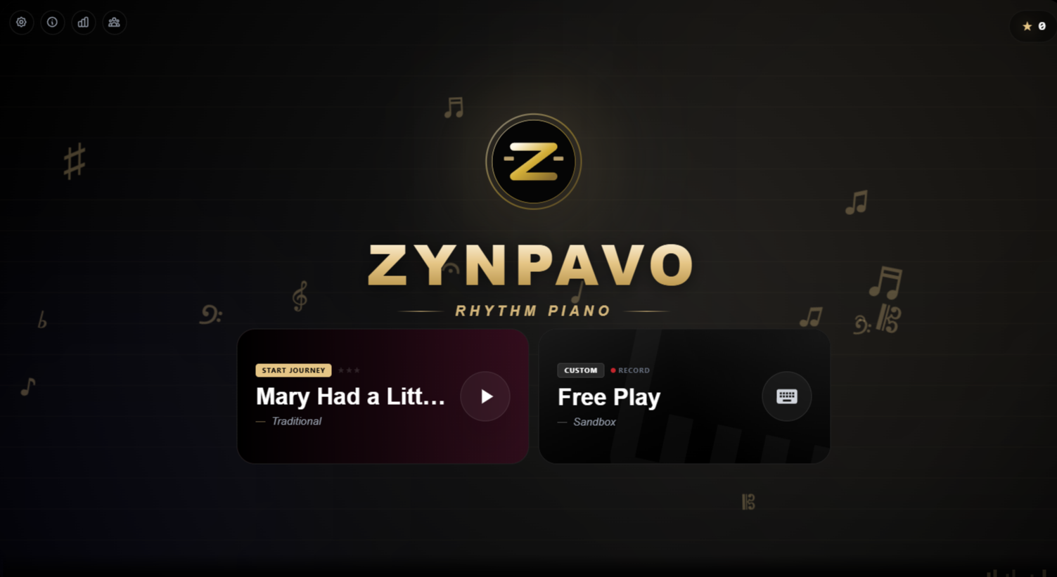 Zynpavo: Rhythm Piano screenshot 2