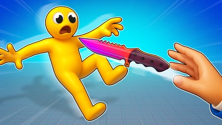 Ninja vs Ragdolls: Sharp Knife Throw!