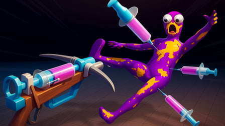 Spray Attack Playground! Infect All Enemies!