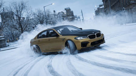 M5 CS Winter Drift
