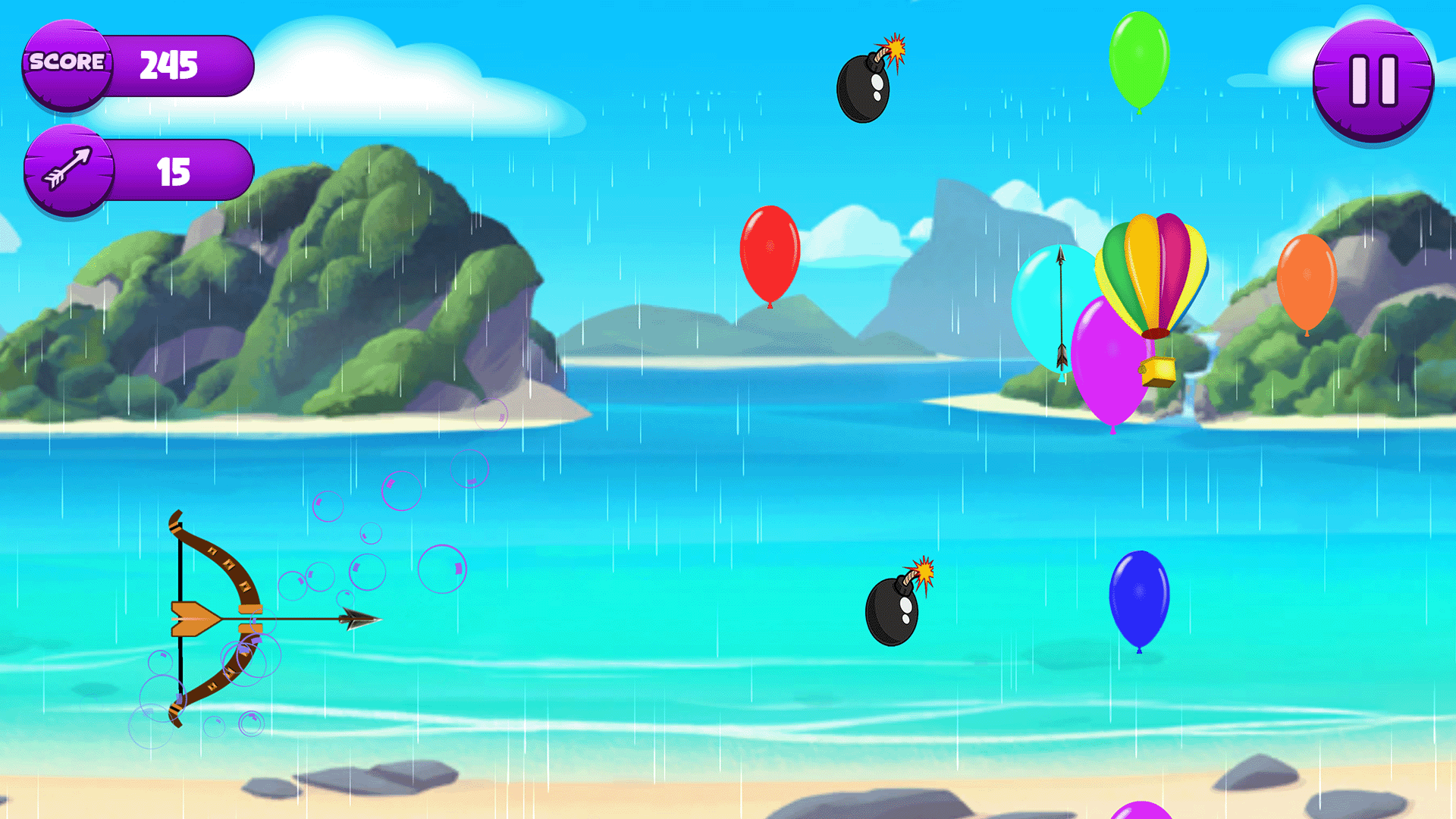 Balloon Shooter Archery Game screenshot 1
