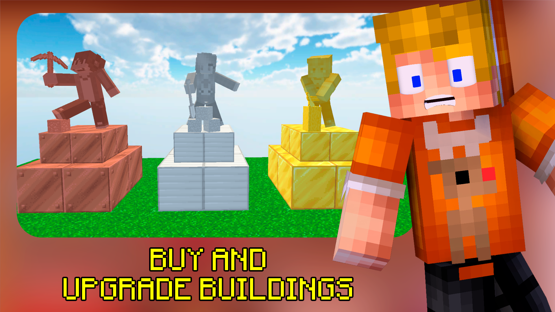 Mine Mining Islands: Skyblock Village! screenshot 1