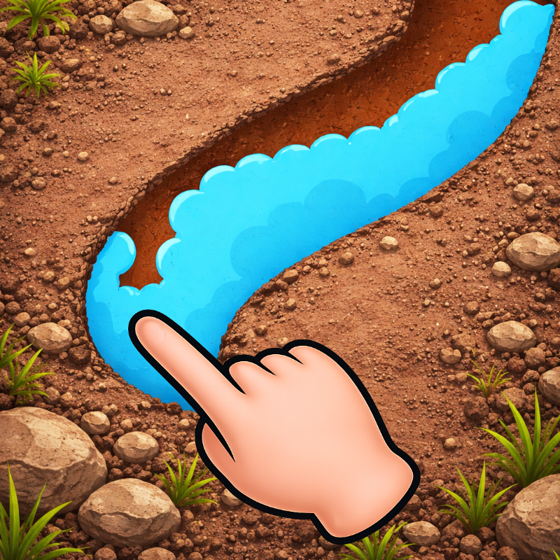 Dig & Flow - Save Water - Physics puzzle game thumbnail