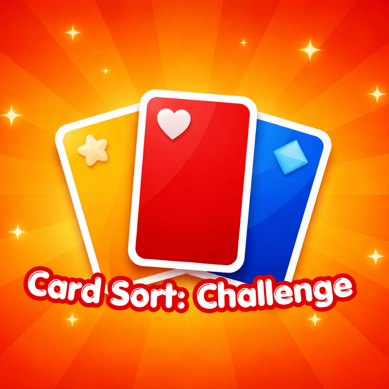 Card Sort: Challenge - Card Games puzzle game thumbnail
