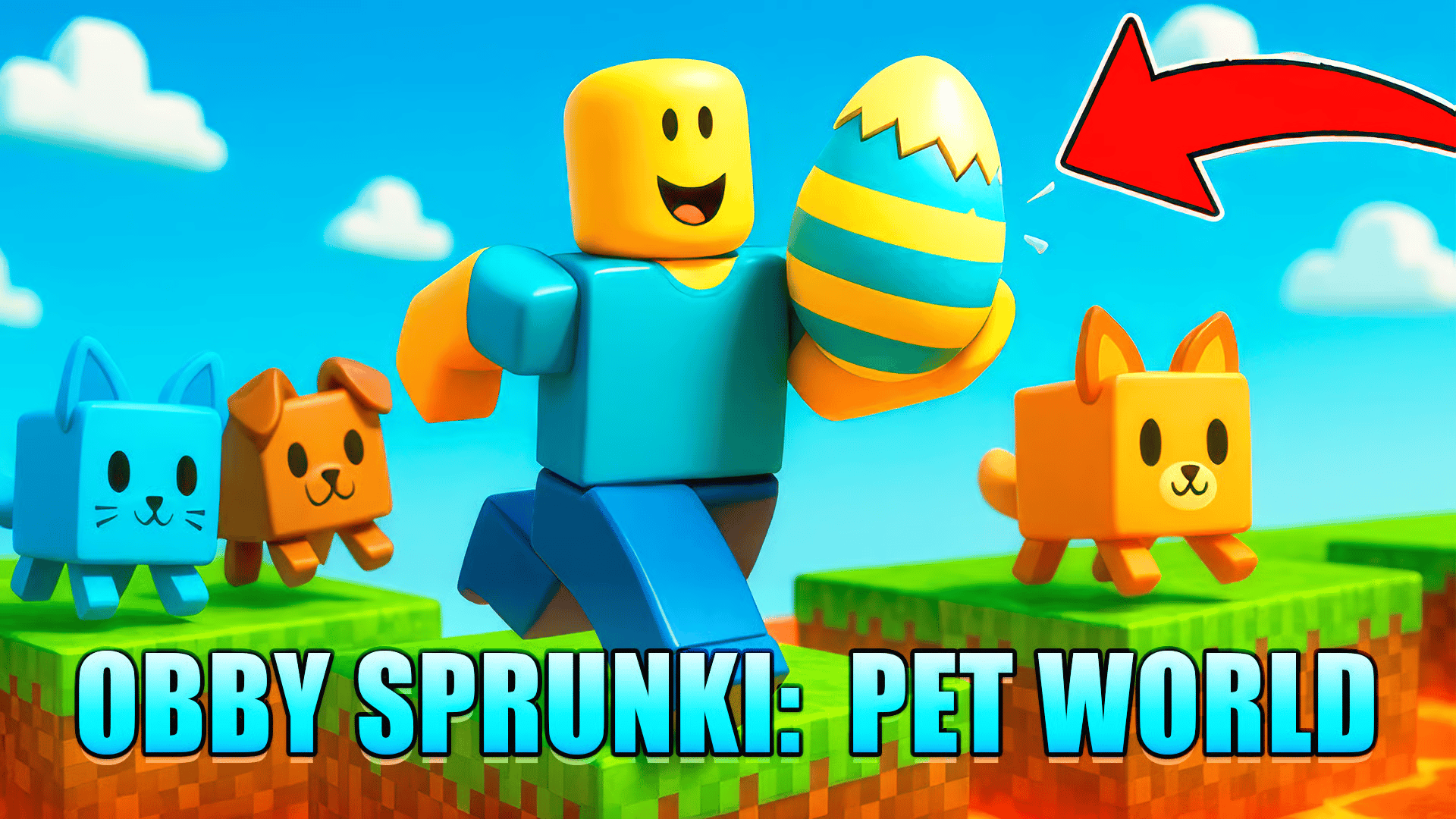 Miniatura del gioco Obby Sprunki: Mondo degli Animaletti