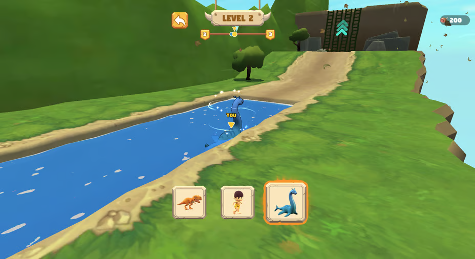 Dinosaur Shifting Run screenshot 2