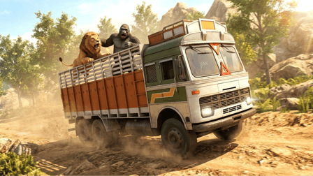 Real Animal Transport Cargo Games