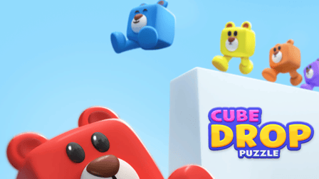 Cube Drop Puzzle: Match Color