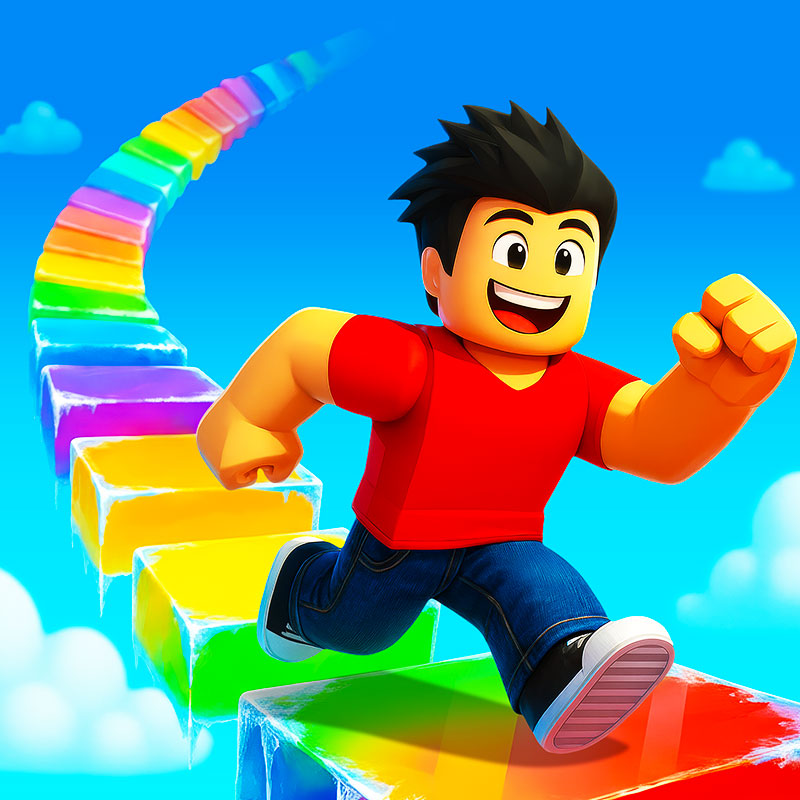 Obby Rainbow Tower game thumbnail