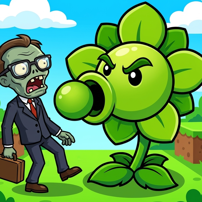 Flowers vs Zombies