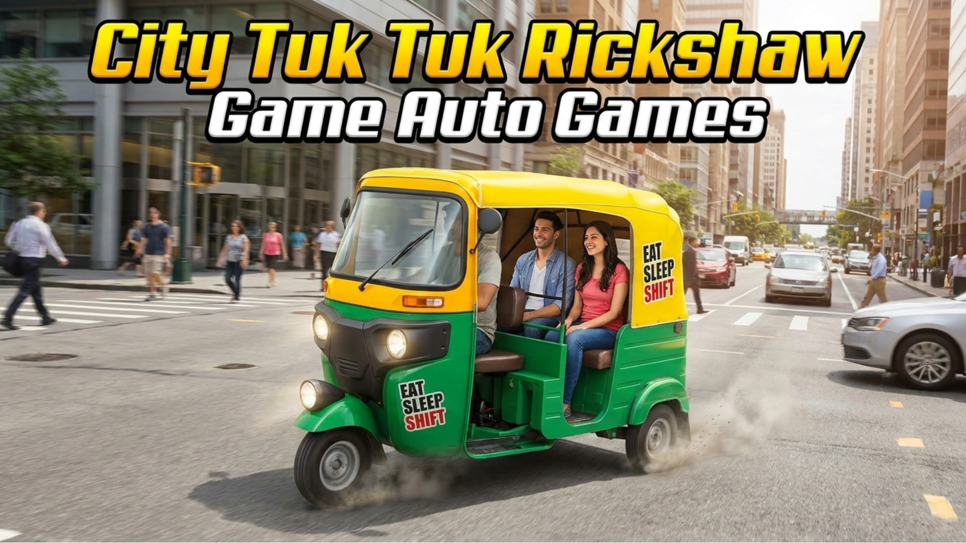 City Tuk Tuk Rickshaw Game Auto Games