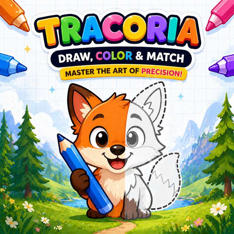 Tracoria: Draw, Color & Match - Drawing puzzle game thumbnail