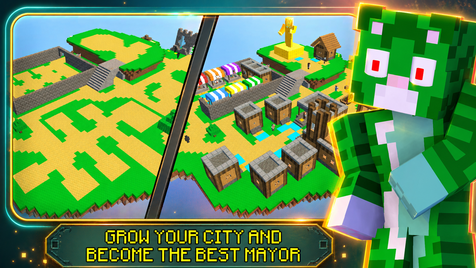 Mine Miner 3D: Mayor of Dream Island screenshot 1