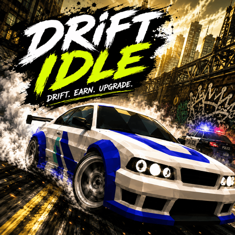 Drift Idle Drift Earn Upgrade game thumbnail