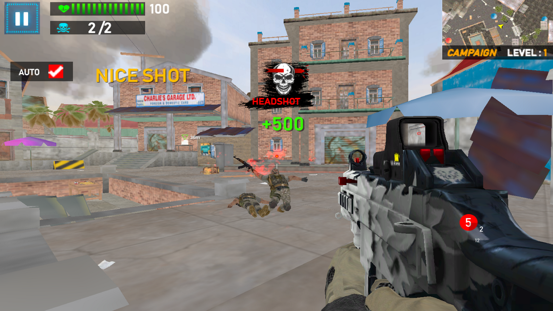 Frontline Commando Shooting: Gun Games screenshot 1