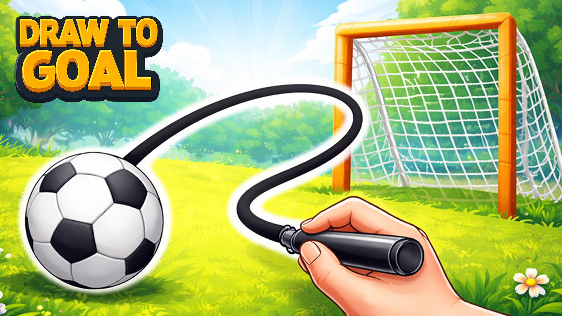 Draw To Goal - Soccer Game