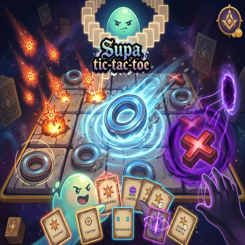 Supa Tic Tac Toe - Card Games puzzle game thumbnail