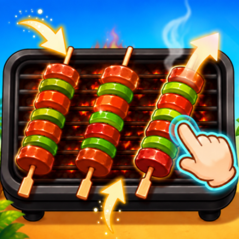 Grill Match: Sort Food - Food puzzle game thumbnail