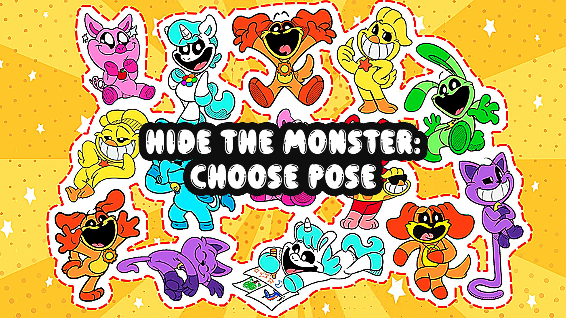Hide the Monster: Choose Pose