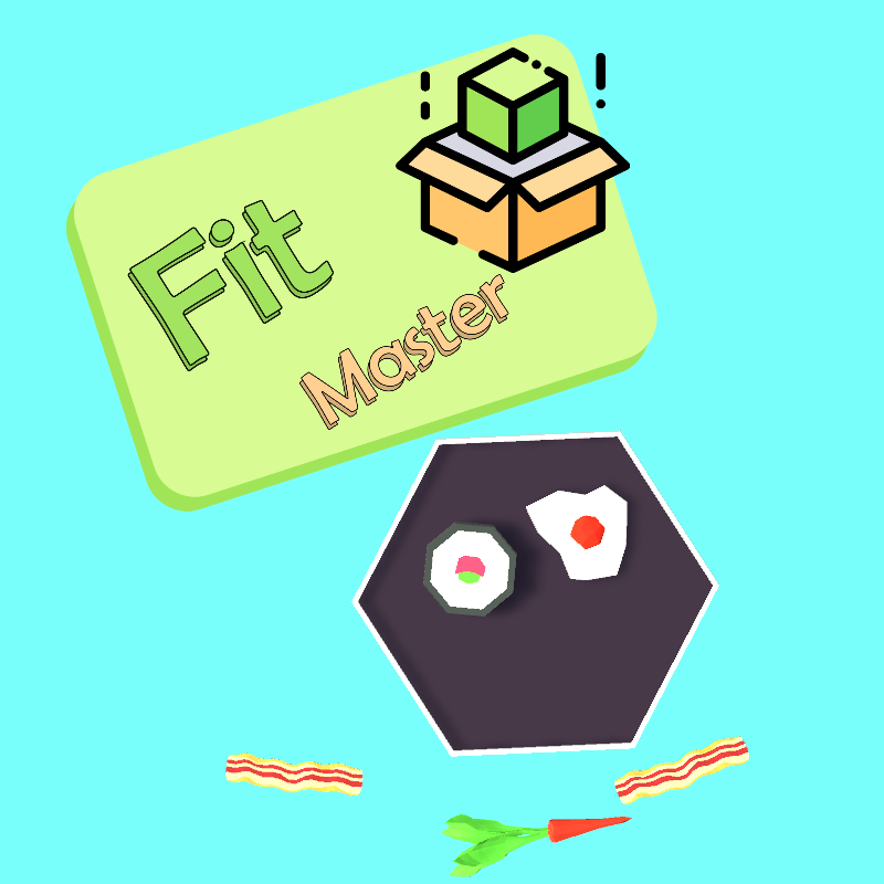 Fit Master 3D - Food puzzle game thumbnail