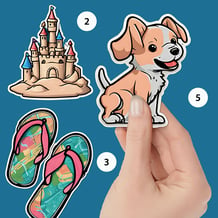 Sticker Book Puzzle: Color By Number