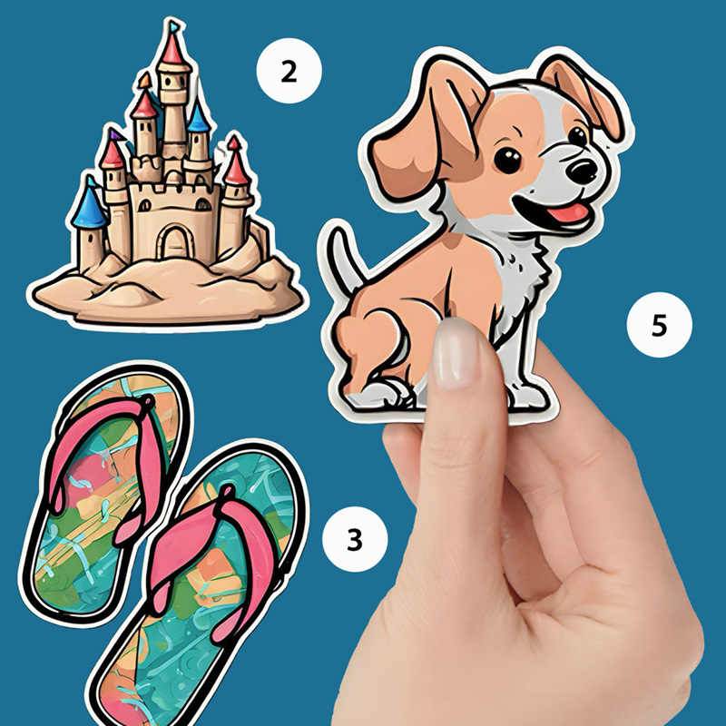 Sticker Book Puzzle: Color By Number game thumbnail