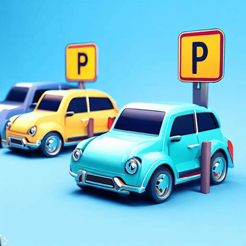 Orden de Aparcamiento de Coches: miniatura del juego de puzzles de Aparcamiento