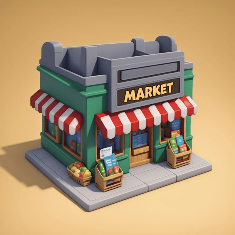 Idle Supermarket Tycoon game thumbnail