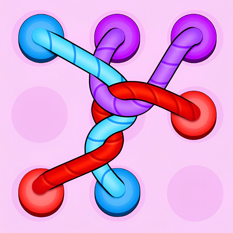 Twisted Rope 3D - Logic Puzzles puzzle game thumbnail