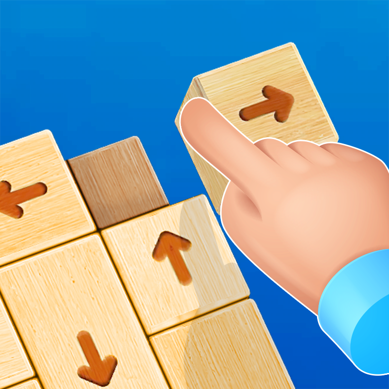 Tap 3D Wood Block Away - Brain Games puzzle game thumbnail