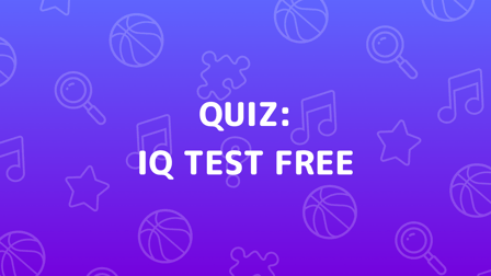 IQ Test Free Quiz