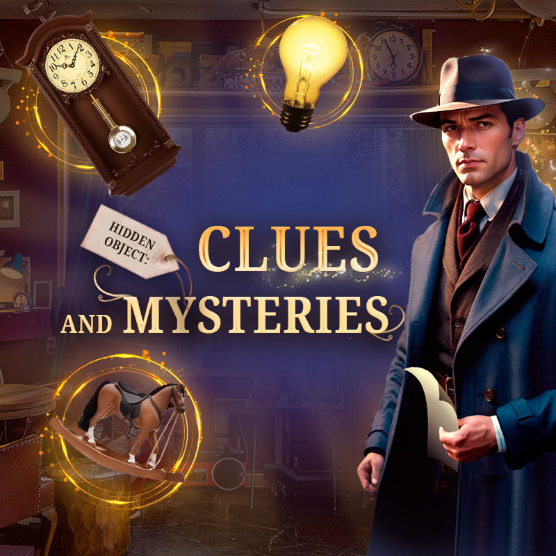 Hidden Object: Clues and Mysteries game thumbnail