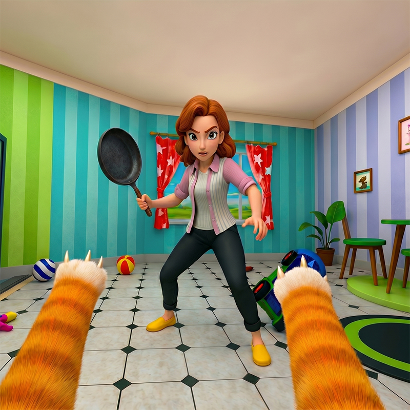 Bad Cat Prankster - Mom's Return thumbnail