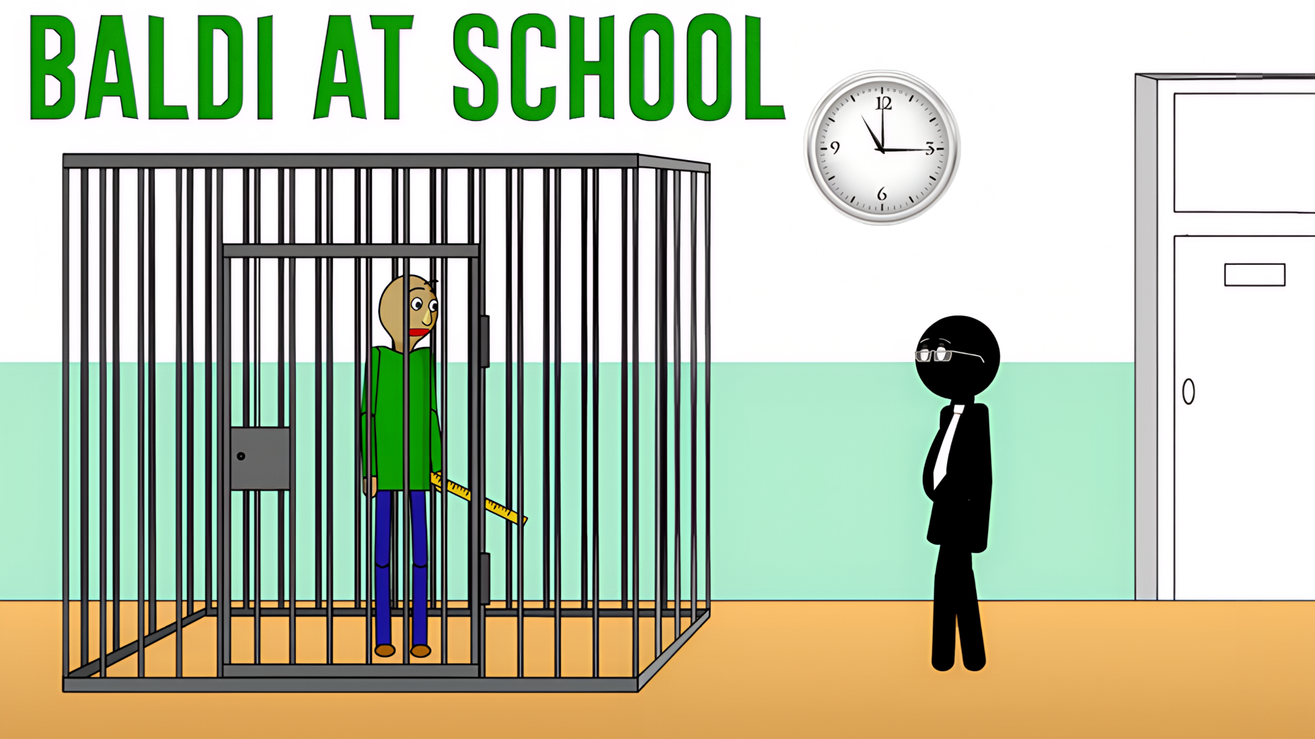 Baldi at school
