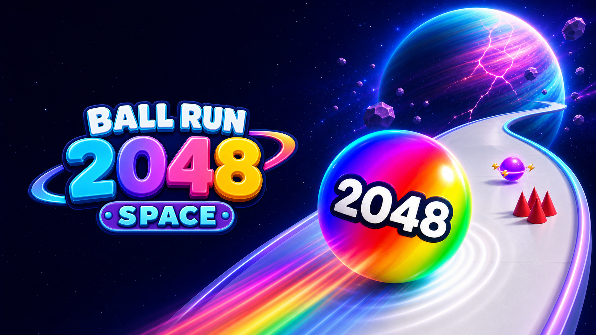 Ball Run 2048 Space