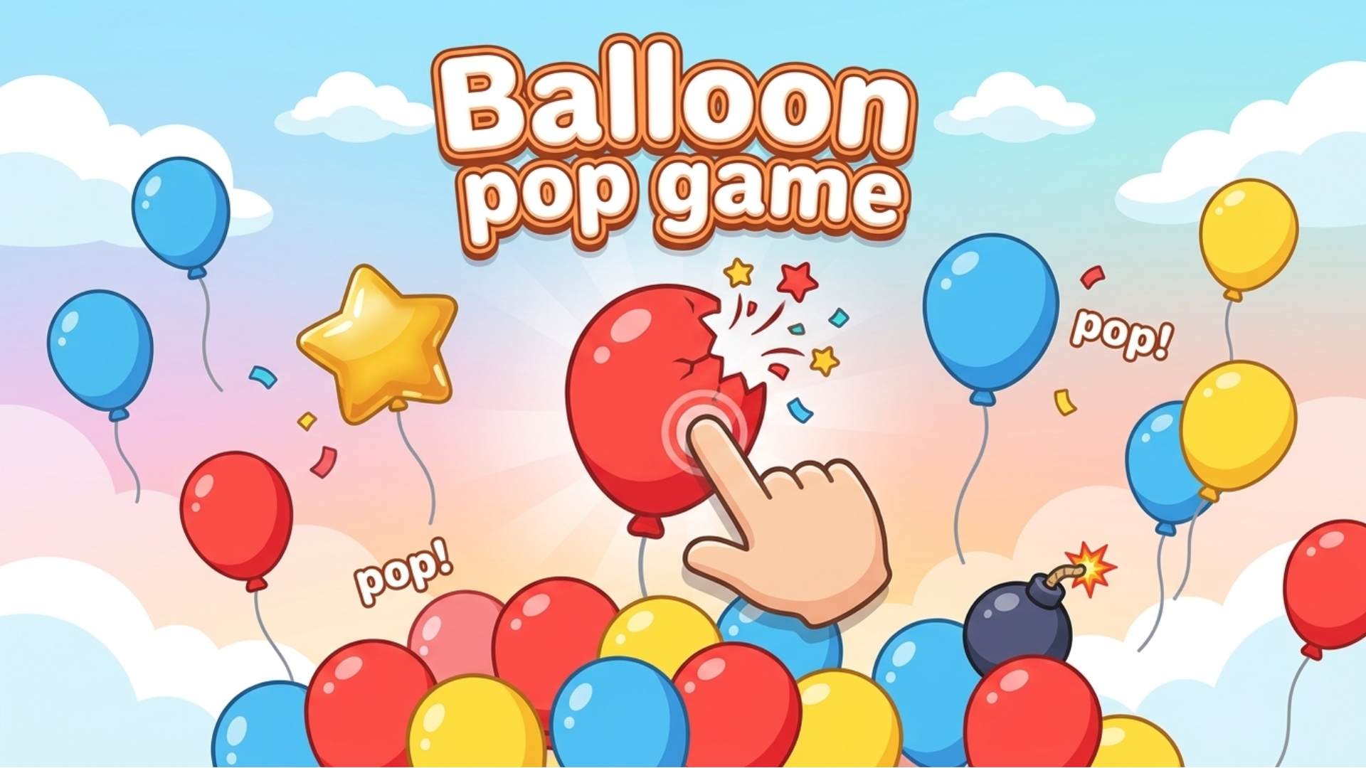 Balloon pop game cover art