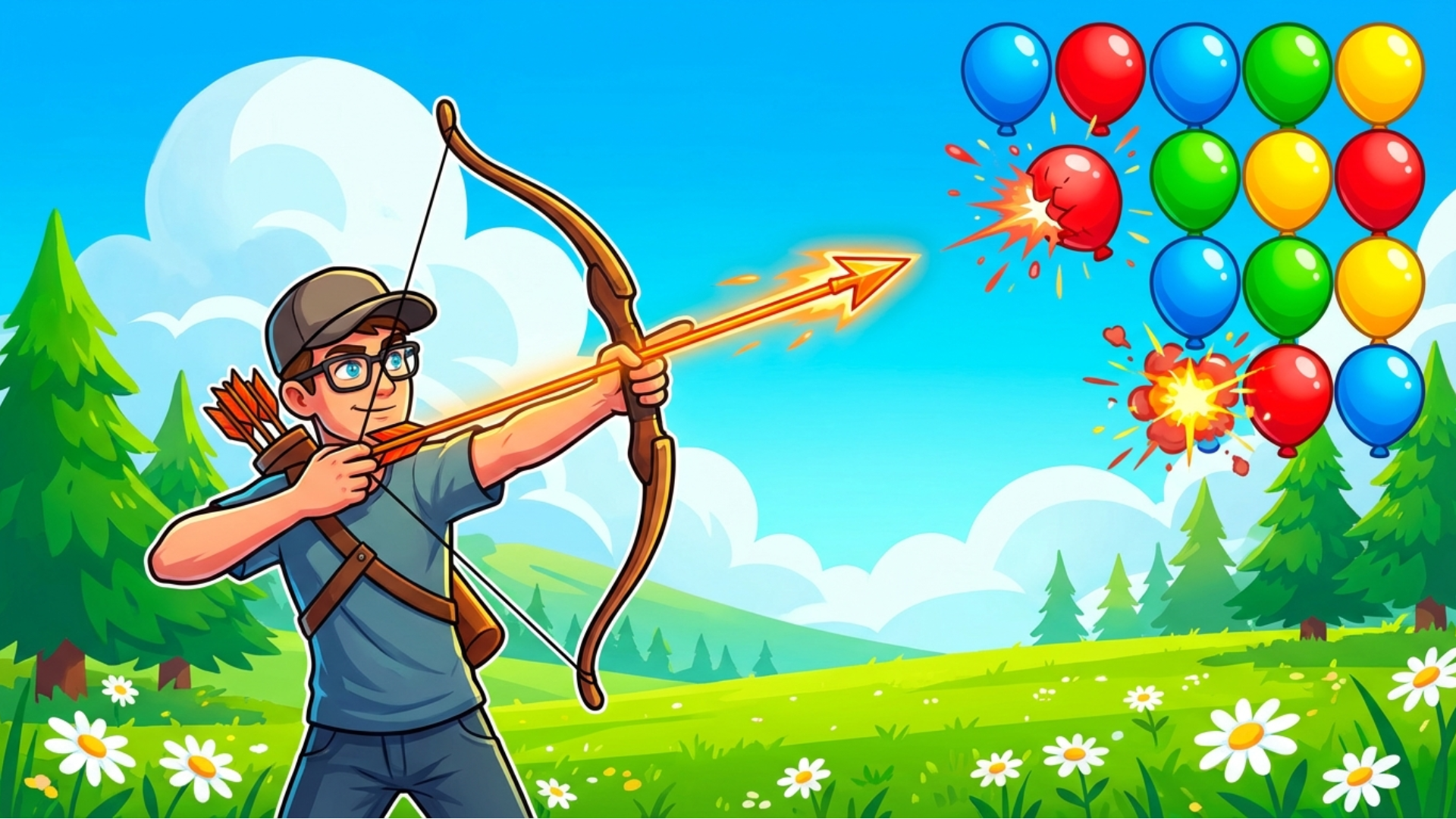 Balloon Shooter Archery Game