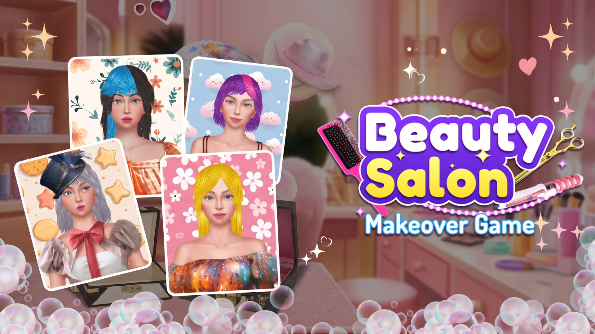Beauty Salon & Makeover Game