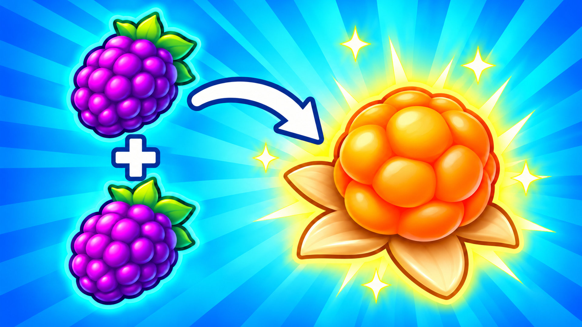 Arte da capa de Berry Merge 2048