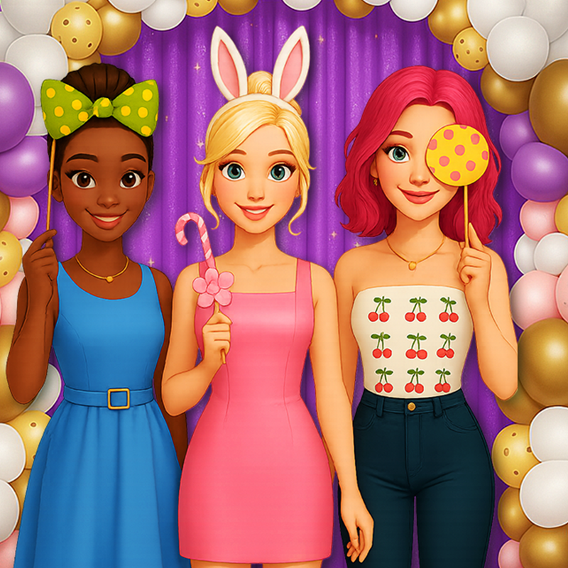 BFF Easter Photobooth Party